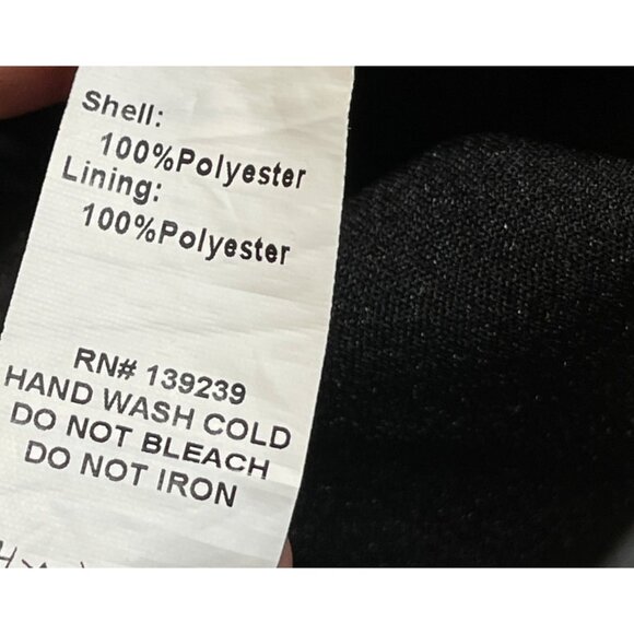 Do + Be Romper Shorts Tie Bow Back Black Size S Small Ruffle Neck - Picture 6 of 7